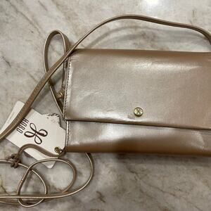 NWT hobo crossbody purse beige blush